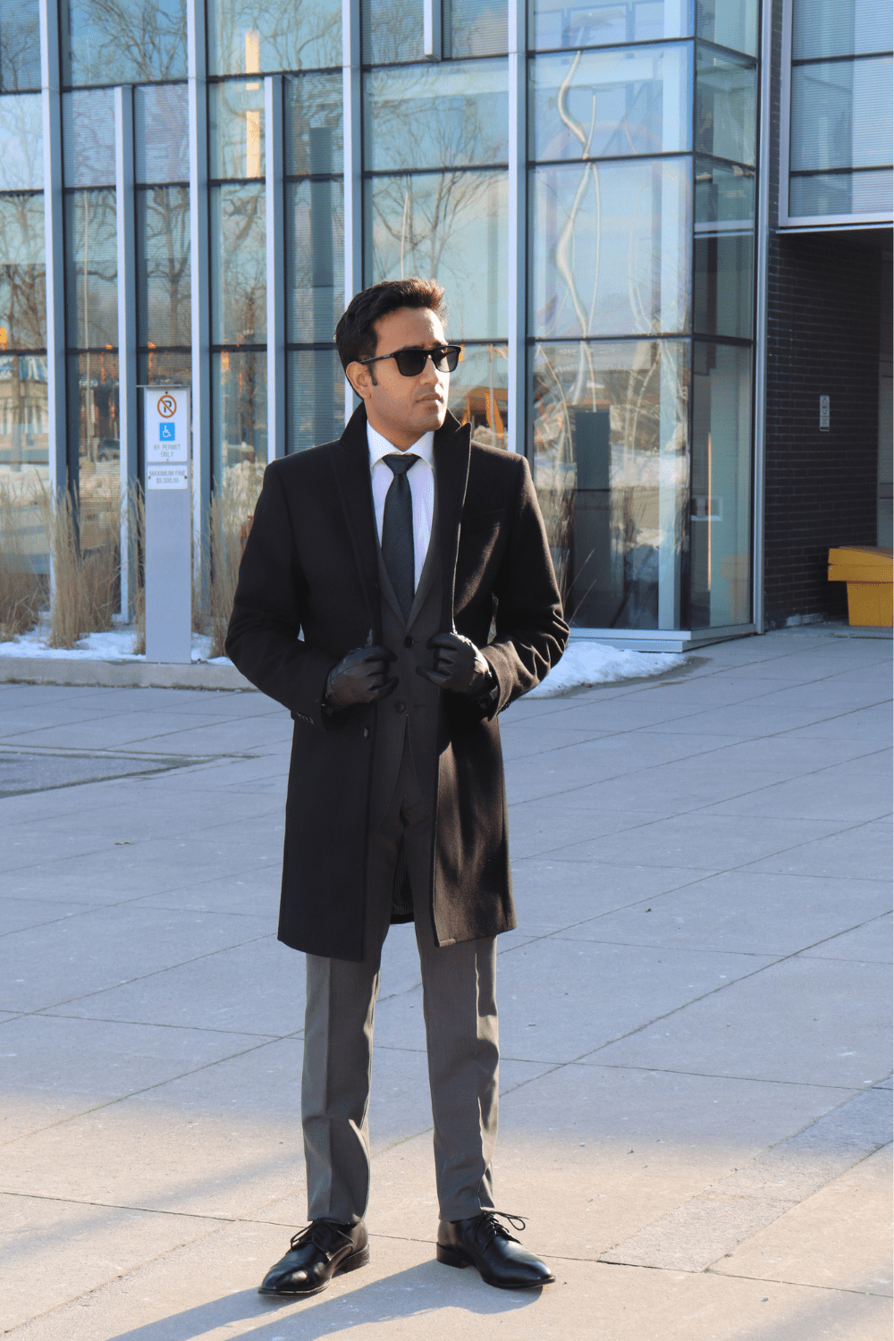 formal mens overcoat