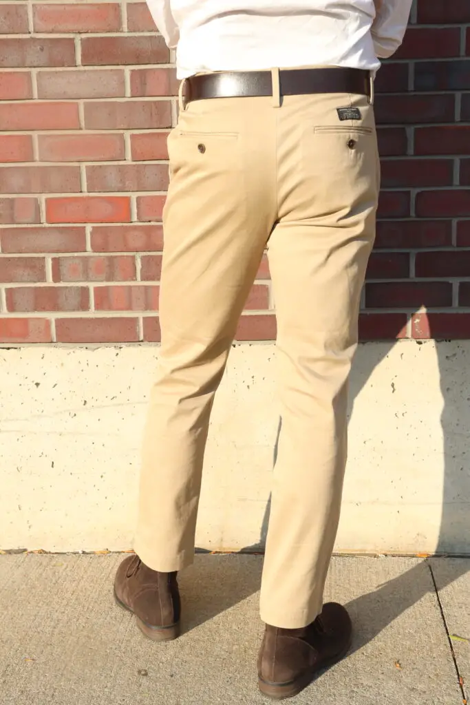 Hip and Thigh Length of chinos
