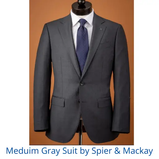 meduim grey suit by spier & mackay
