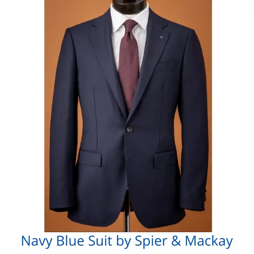 Navy Blue suit by Spier & Mackay