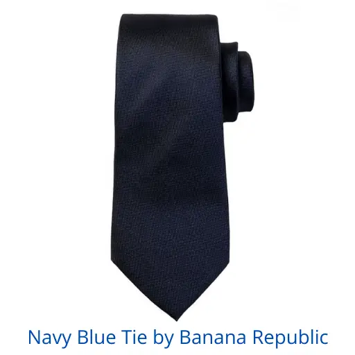 Men's Navy Blue Tie