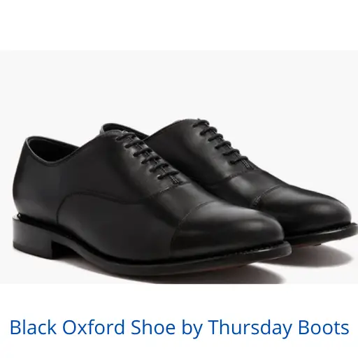 Men's Black Oxford Shoe