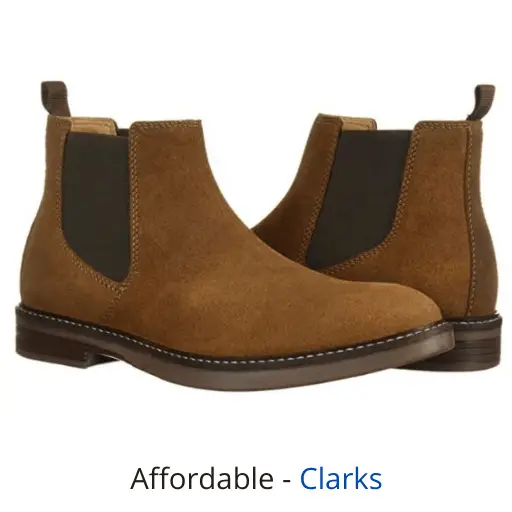 brown suede chelsea boots