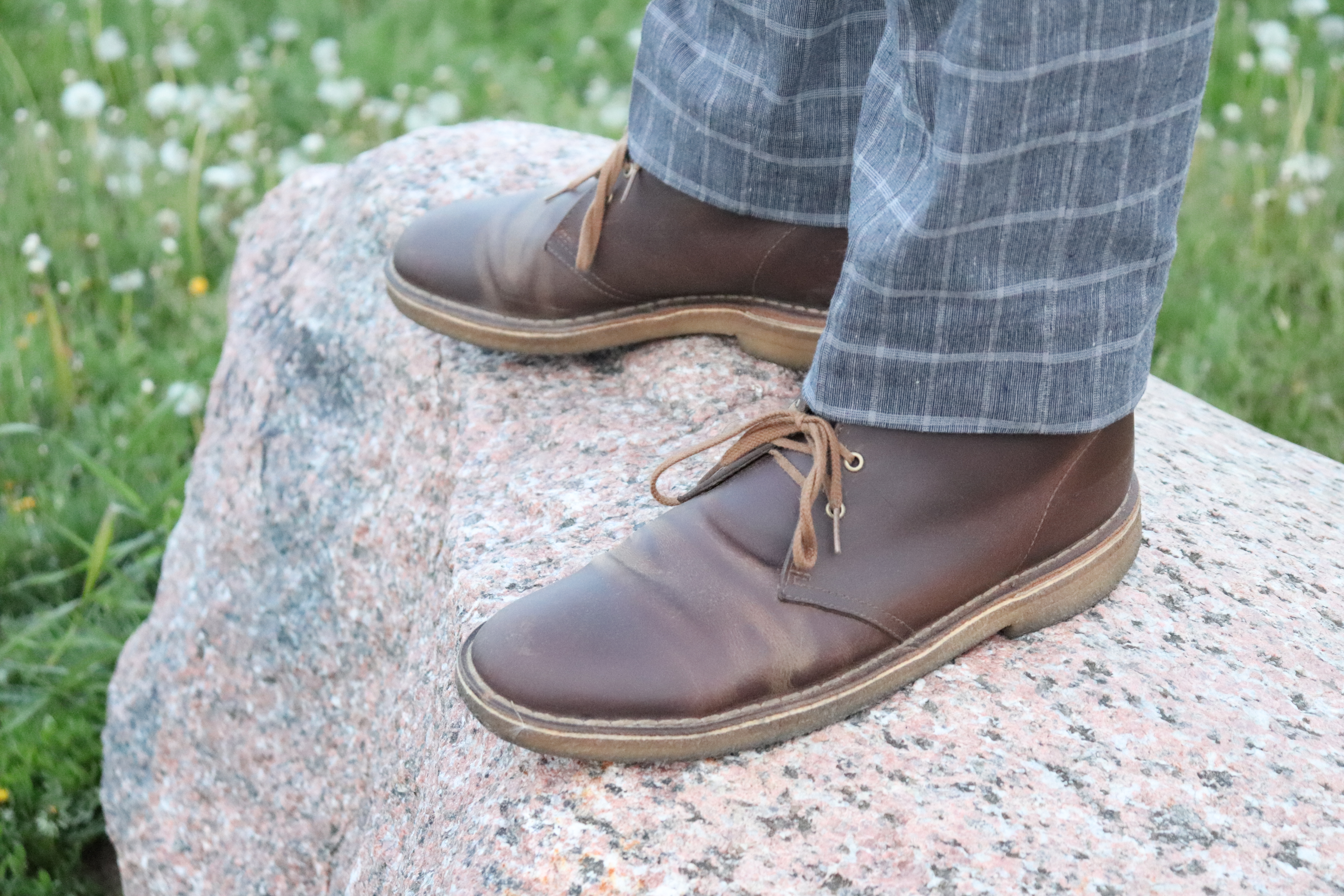 Clarks desert boots outlet business casual