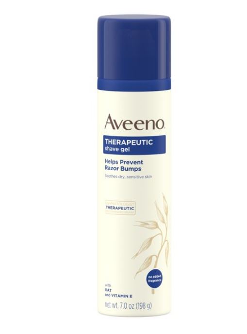 Aveeno therapeutic shave gel , best grooming products for men 