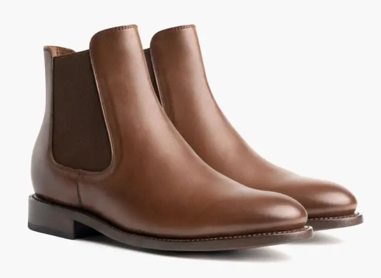 brown chelsea boots from thursday boots