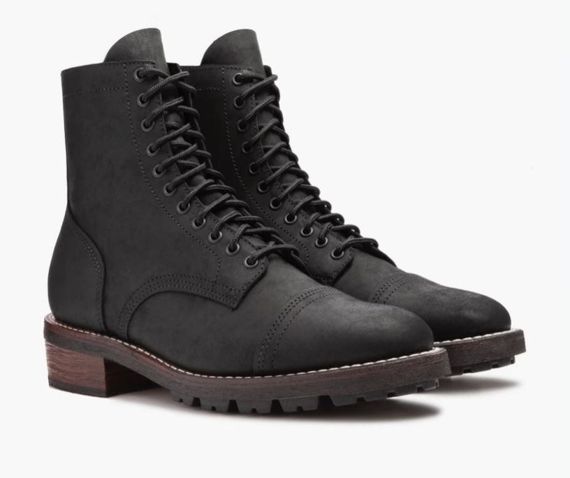 black laceup boots, thursday boots