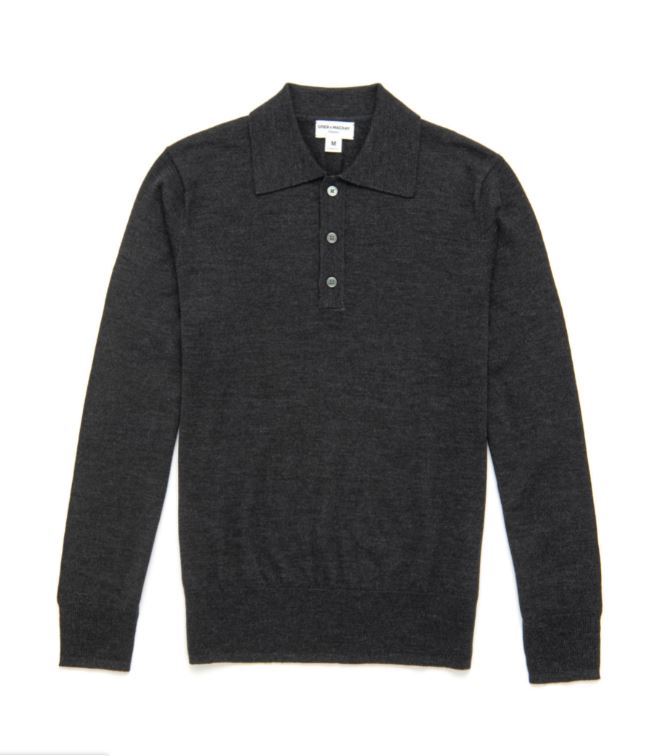 Long Sleeve Polo , fall style for men must haves