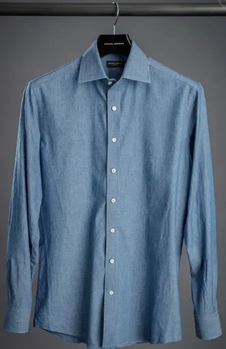 light blue denim shirt , Denim Shirt Outfits