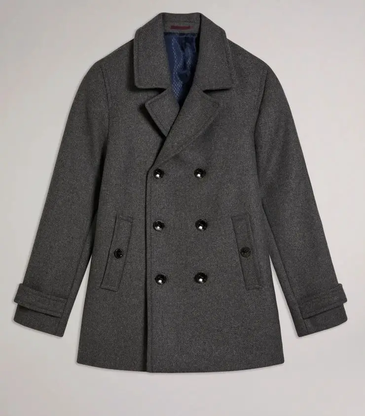 ted backer grey color  peacoat for men 