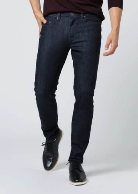 duer slim business casual jeans for men to wear to the office 