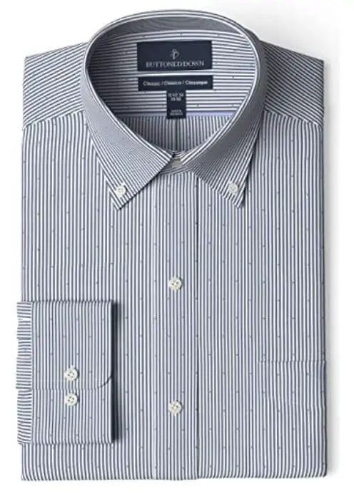 Button down collar shirt , blue stripe button down collar shirt