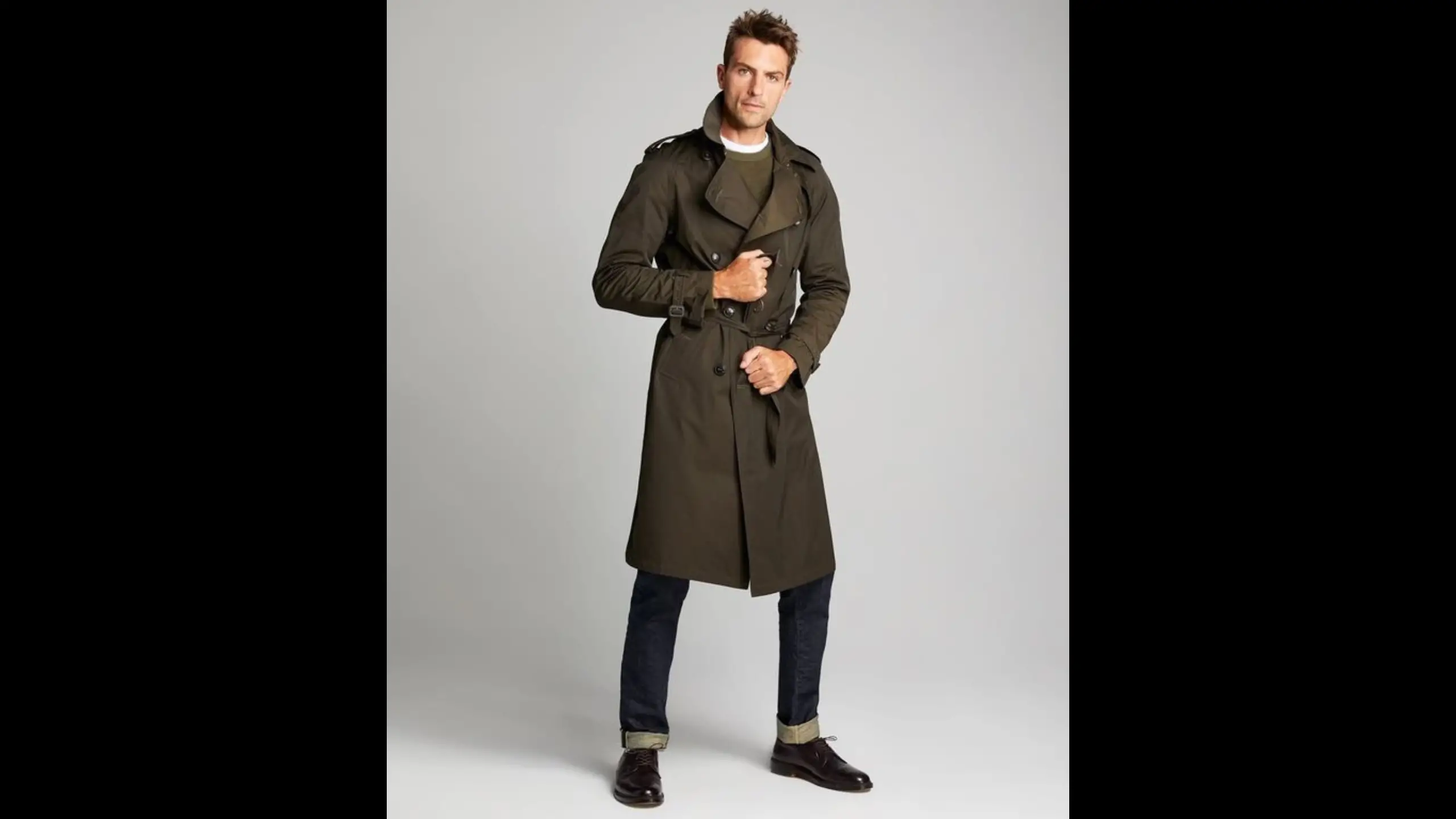 How a Trench Coat Should Fit (Men's Guide) - Sharp Confident Man