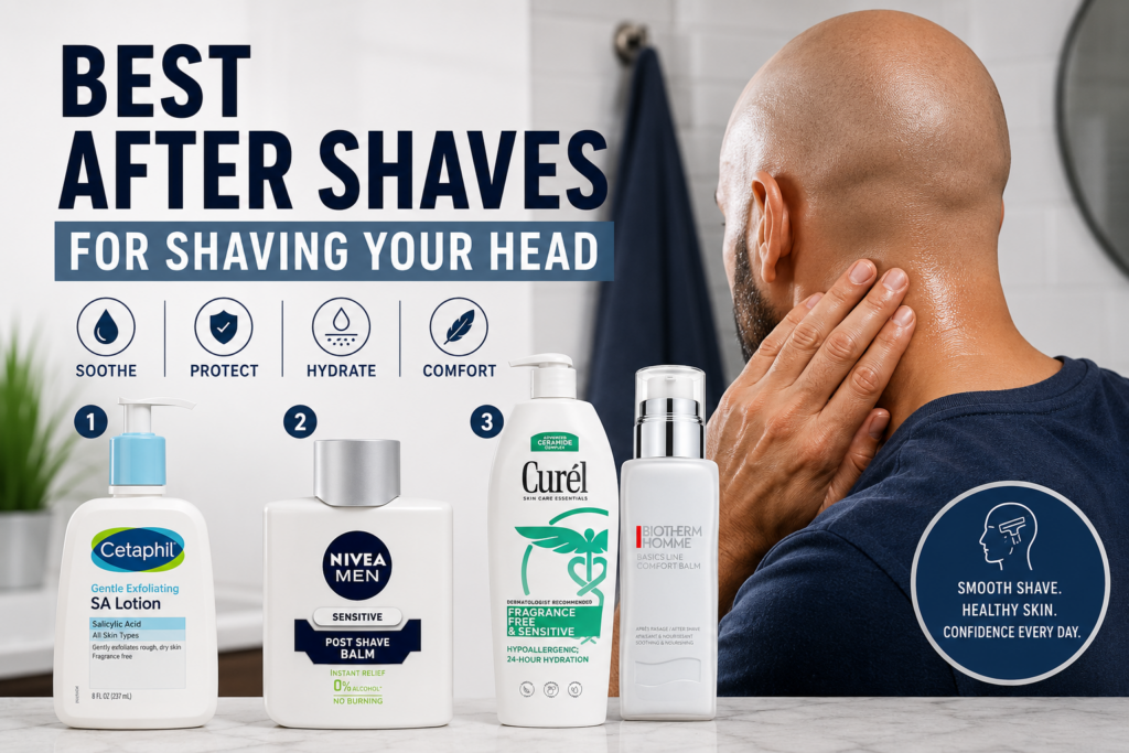 4 Best After Shaves for Shaving Your Head (2026) - Sharp Confident Man